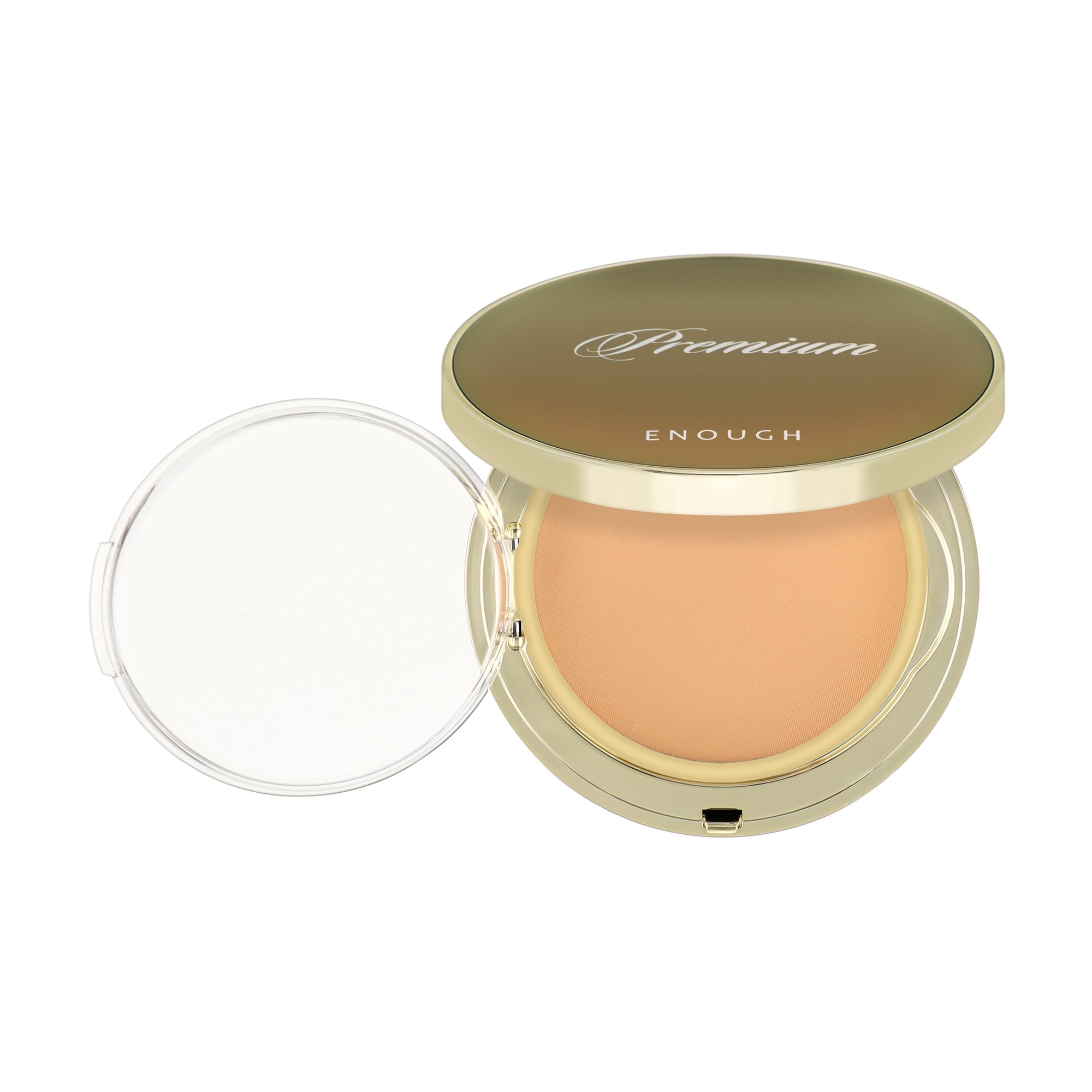 Пудра для обличчя Enough Premium Rich Gold Two Way Cake SPF 50+ PA+++, зі змінним блоком, 13, 2*11 г